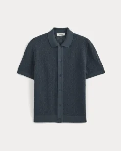 Open-Knit Resort Shirt