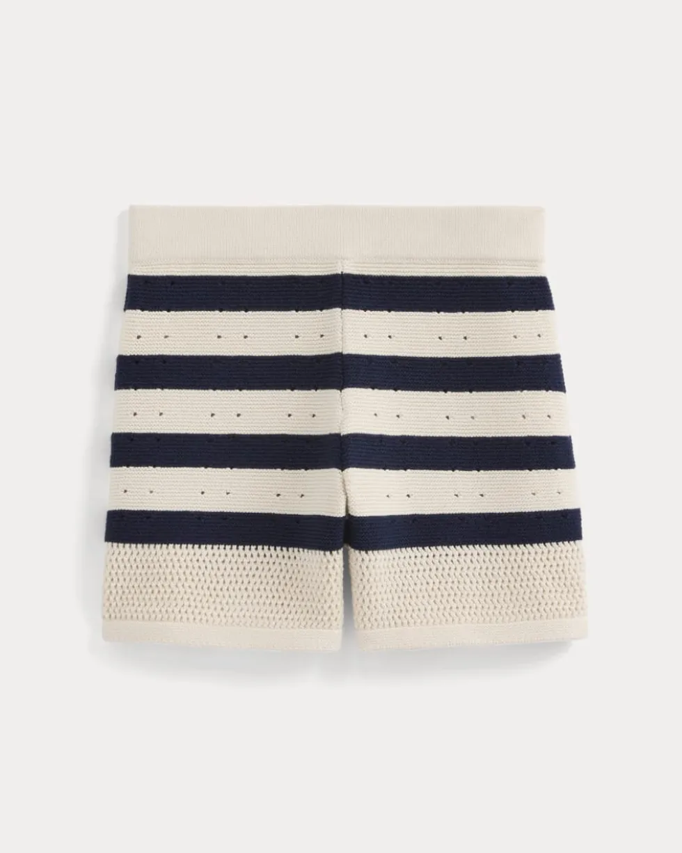 Open-Knit Short in Everyday Cotton
