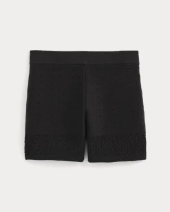 Open-Knit Short in Everyday Cotton
