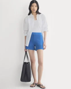 Open-Knit Short in Everyday Cotton