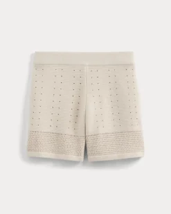 Open-Knit Short in Everyday Cotton