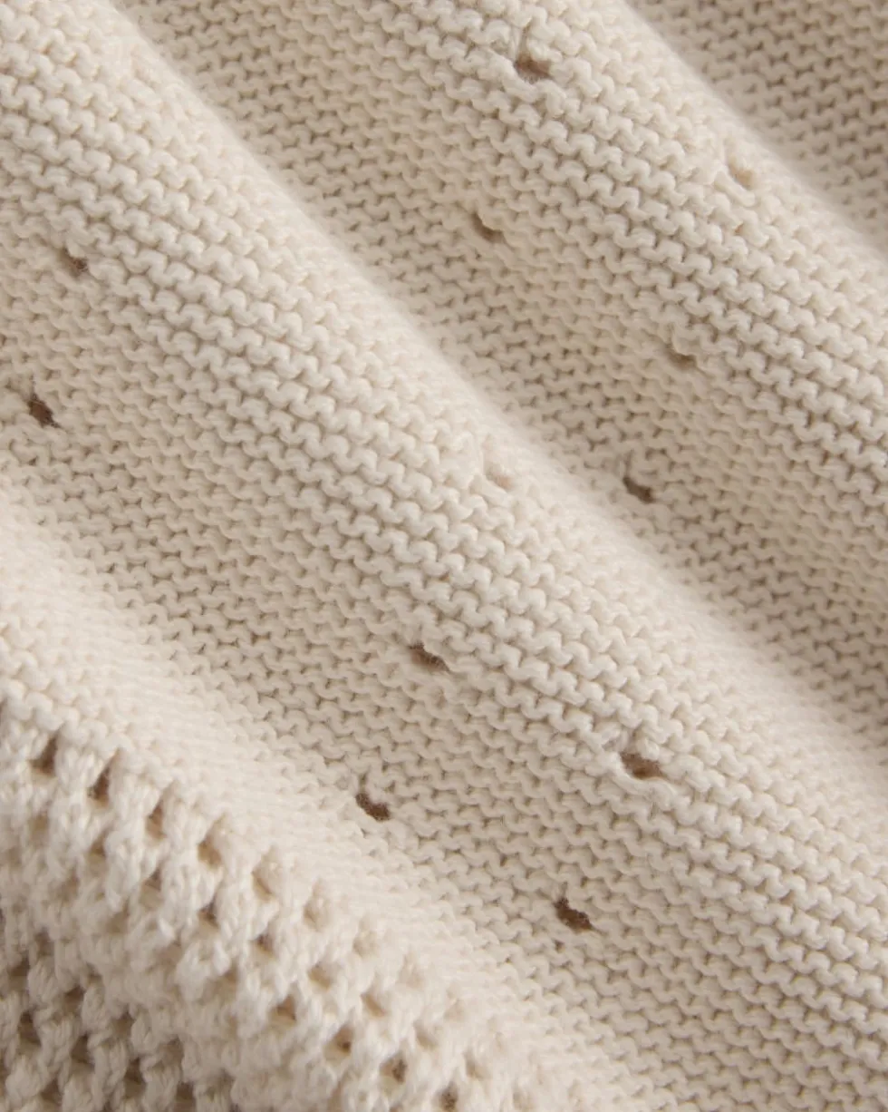 Open-Knit Short in Everyday Cotton