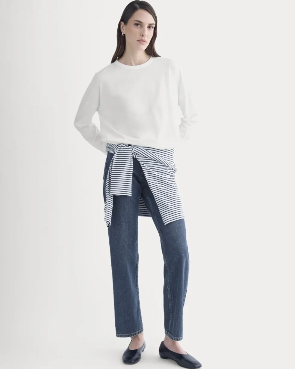 Oversized Boxy Crew in Essential Cotton