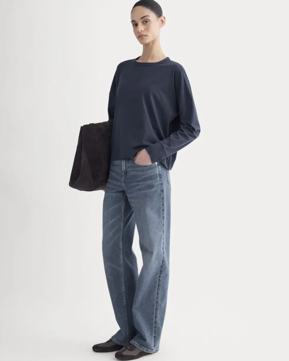 Oversized Boxy Crew in Essential Cotton
