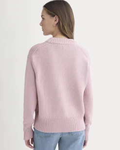 Oversized Cocoon Crew in Elevated Cotton