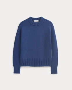 Oversized Cocoon Crew in Elevated Cotton
