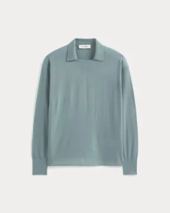 Oversized Polo in Ultrafine Merino