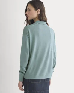 Oversized Polo in Ultrafine Merino