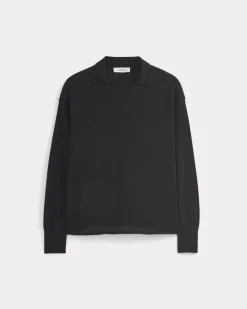 Oversized Polo in Ultrafine Merino