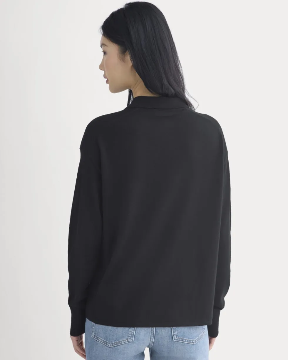 Oversized Polo in Ultrafine Merino
