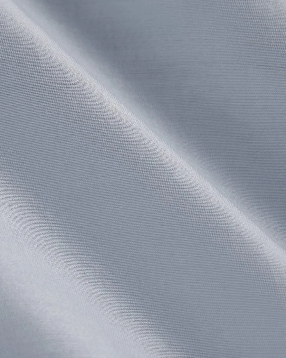 Oversized Shirt in Cotton-Silk Organza