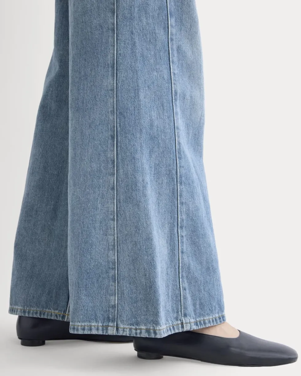 Paneled Ultra Wide-Leg Jean