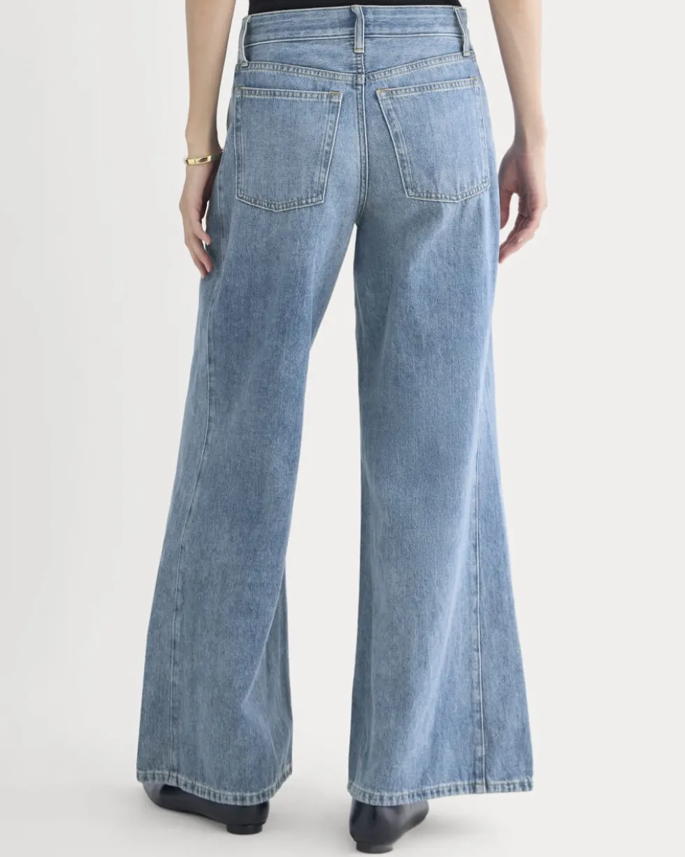 Paneled Ultra Wide-Leg Jean
