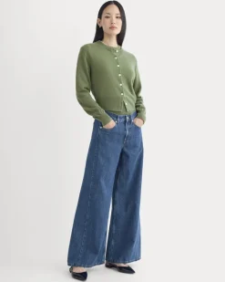Paneled Ultra Wide-Leg Jean
