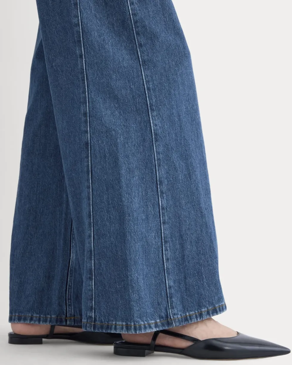Paneled Ultra Wide-Leg Jean