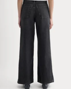 Paneled Wide-Leg Jean