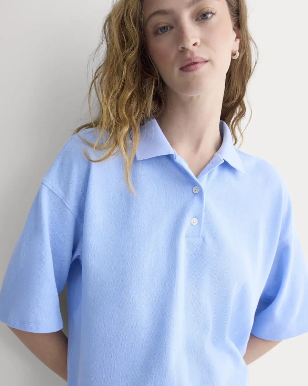 Pique Boxy Polo