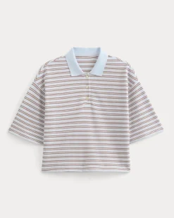Pique Boxy Polo