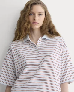 Pique Boxy Polo