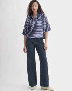Pique Boxy Polo