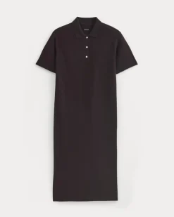 Pique Polo Short-Sleeve Dress