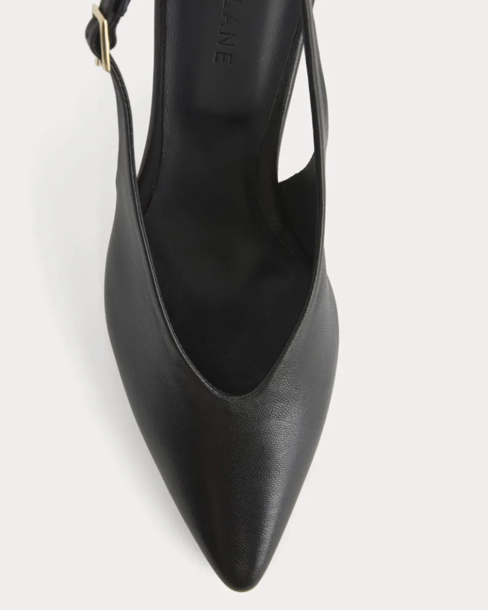 Pointed-Toe Slingback Heel