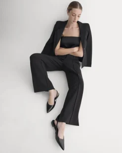 Ponte Wide-Leg Trouser