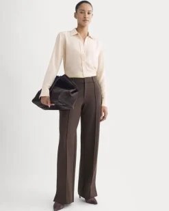 Ponte Wide-Leg Trouser