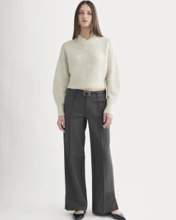 Ponte Wide-Leg Trouser