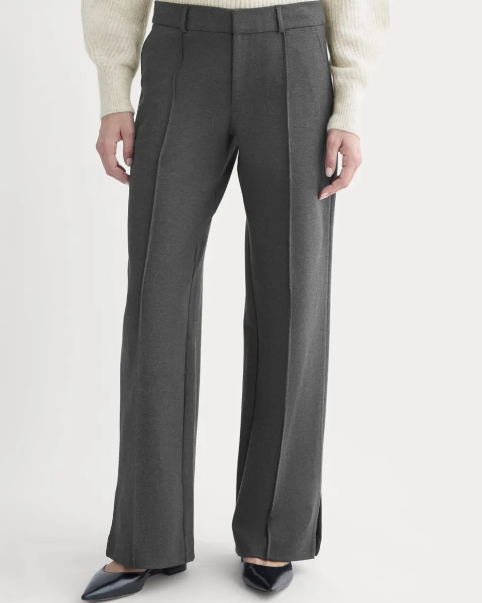 Ponte Wide-Leg Trouser