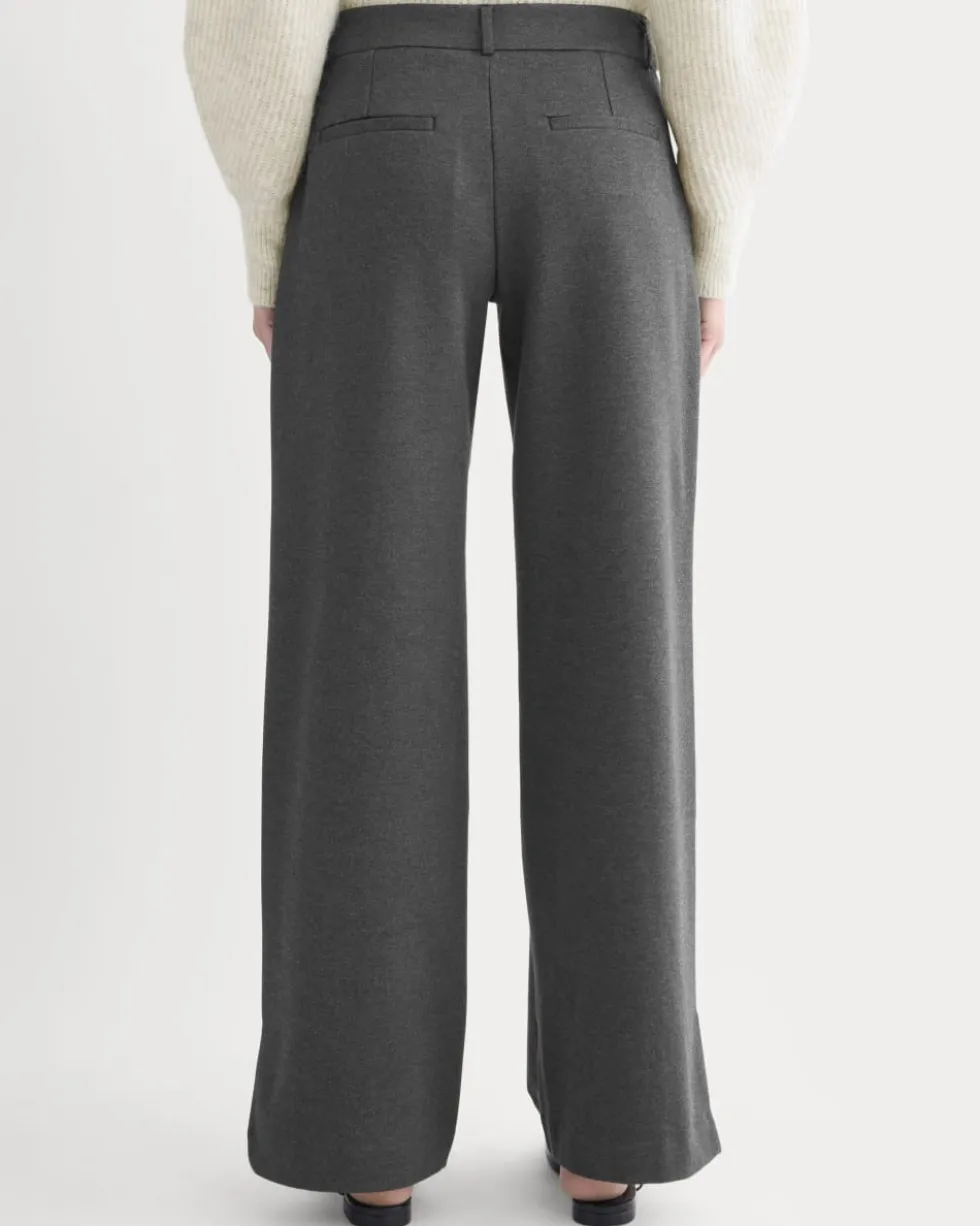 Ponte Wide-Leg Trouser
