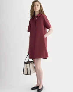 Popover Mini Shirtrdress in Ultrasoft Cotton
