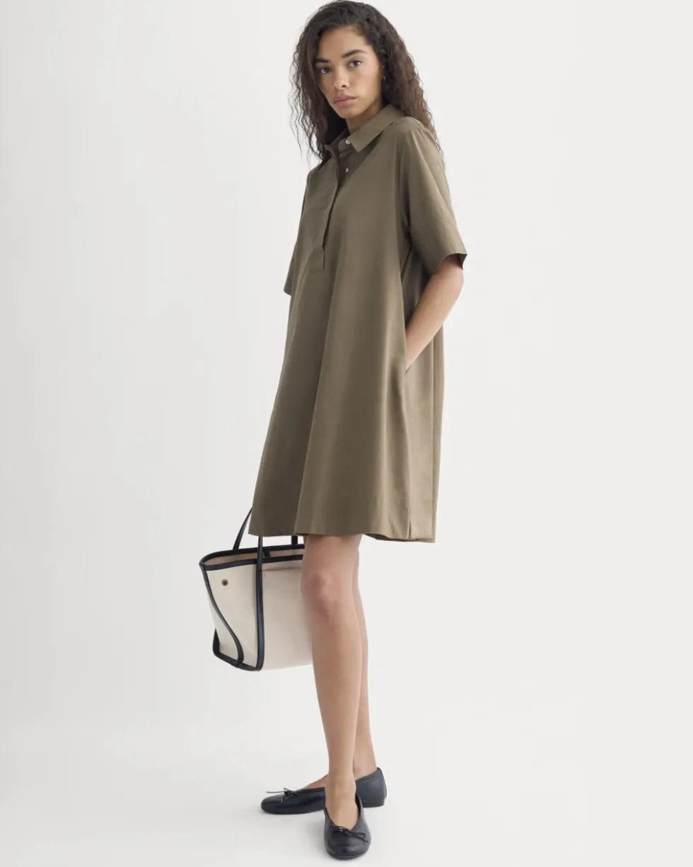 Popover Mini Shirtrdress in Ultrasoft Cotton