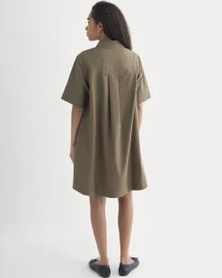 Popover Mini Shirtrdress in Ultrasoft Cotton
