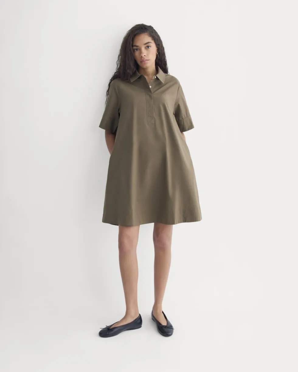 Popover Mini Shirtrdress in Ultrasoft Cotton