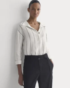 Popover Shirt in Linen