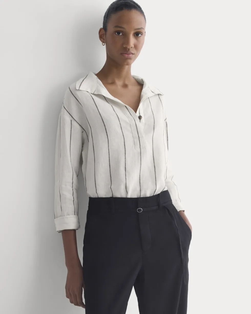 Popover Shirt in Linen