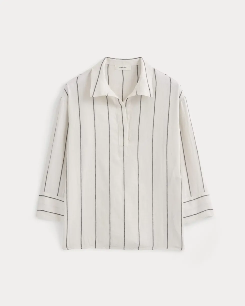 Popover Shirt in Linen