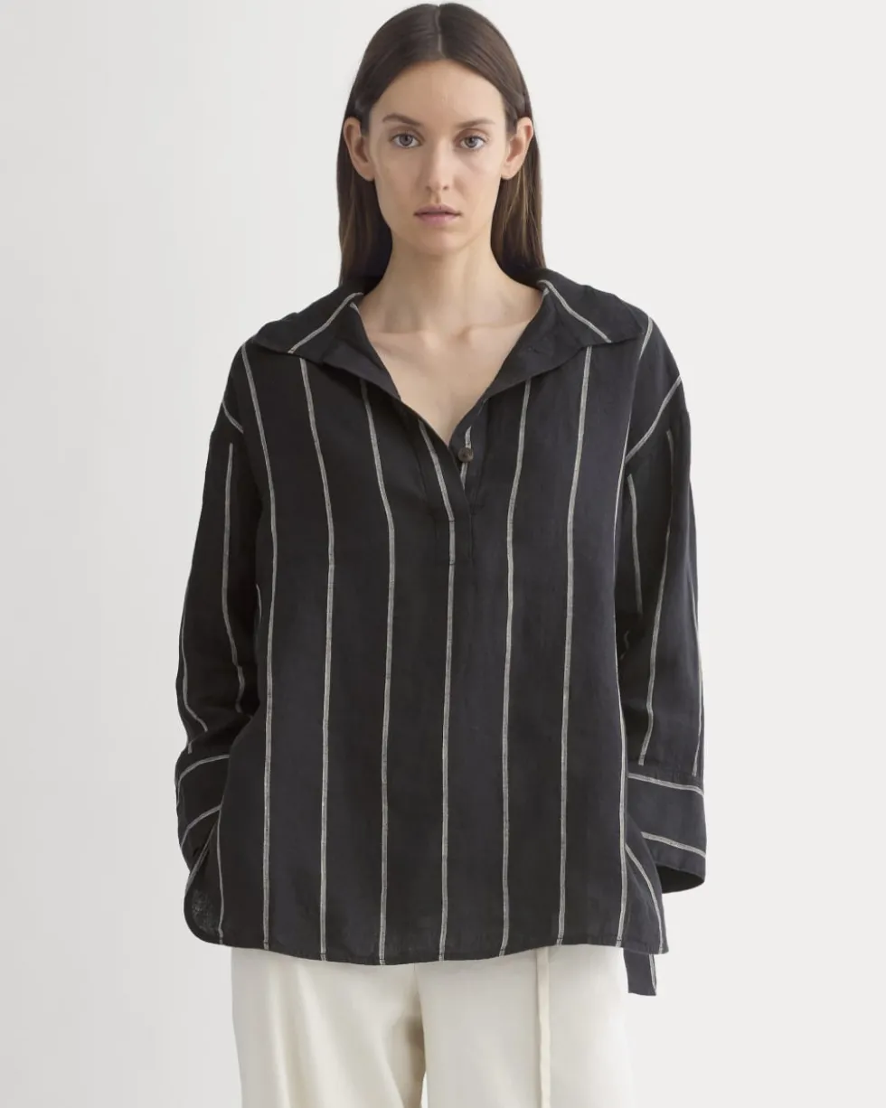 Popover Shirt in Linen