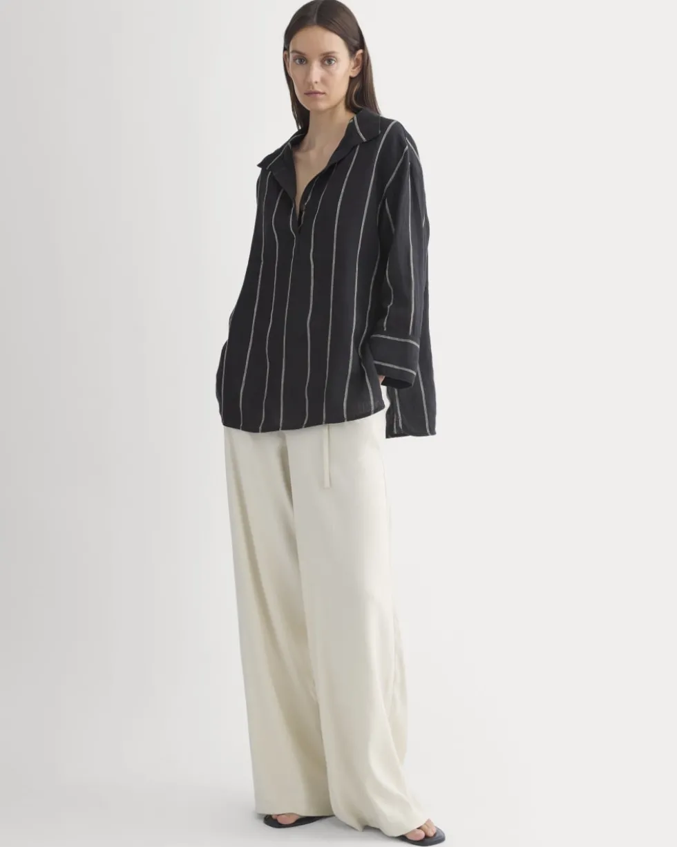 Popover Shirt in Linen
