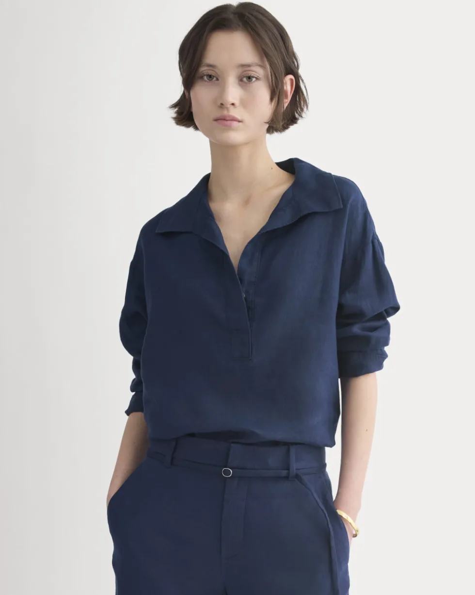 Popover Shirt in Linen