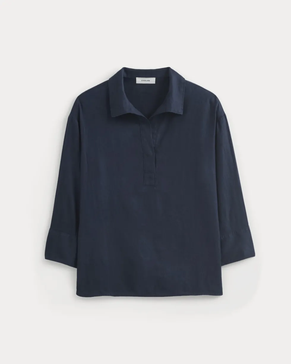 Popover Shirt in Linen