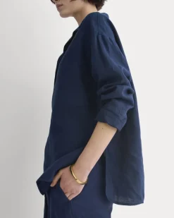 Popover Shirt in Linen