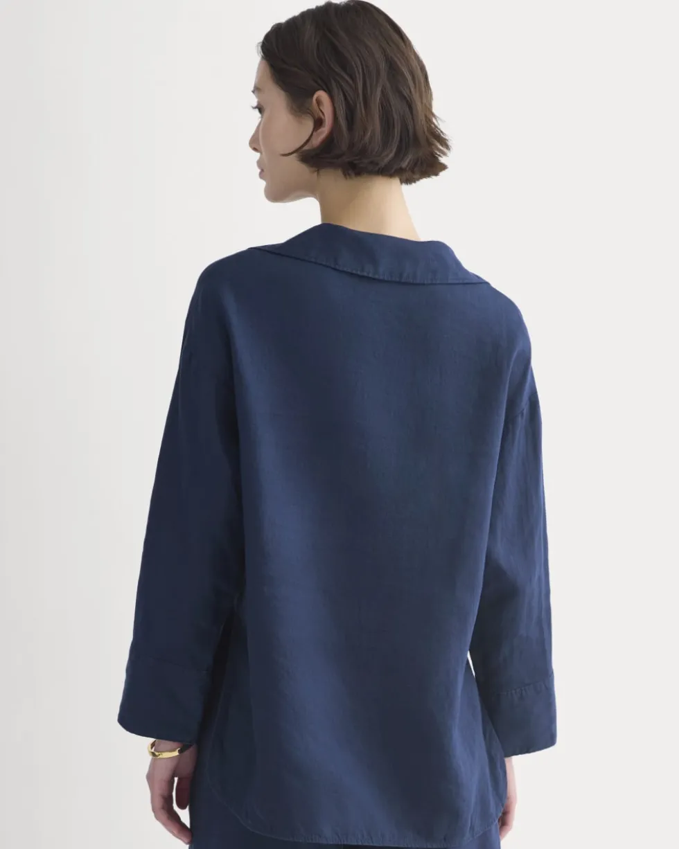 Popover Shirt in Linen