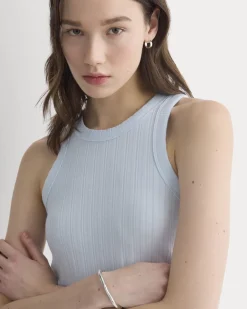 Racerback Tank in Pointelle