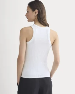 Racerback Tank in Pointelle
