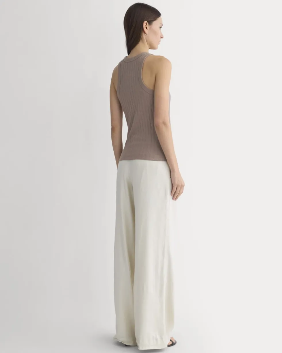 Racerback Tank in Pointelle