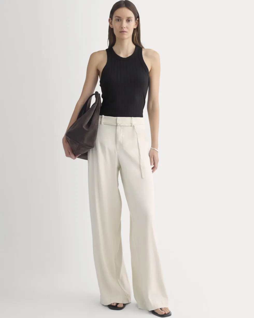 Racerback Tank in Pointelle