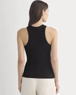 Racerback Tank in Pointelle