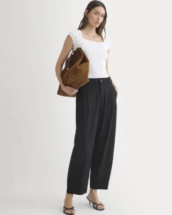 RetroSoft Cotton Square-Neck Tee